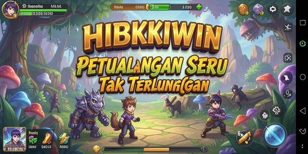 Tampilan gameplay HIBIKIWIN yang menarik dalam petualangan seru.