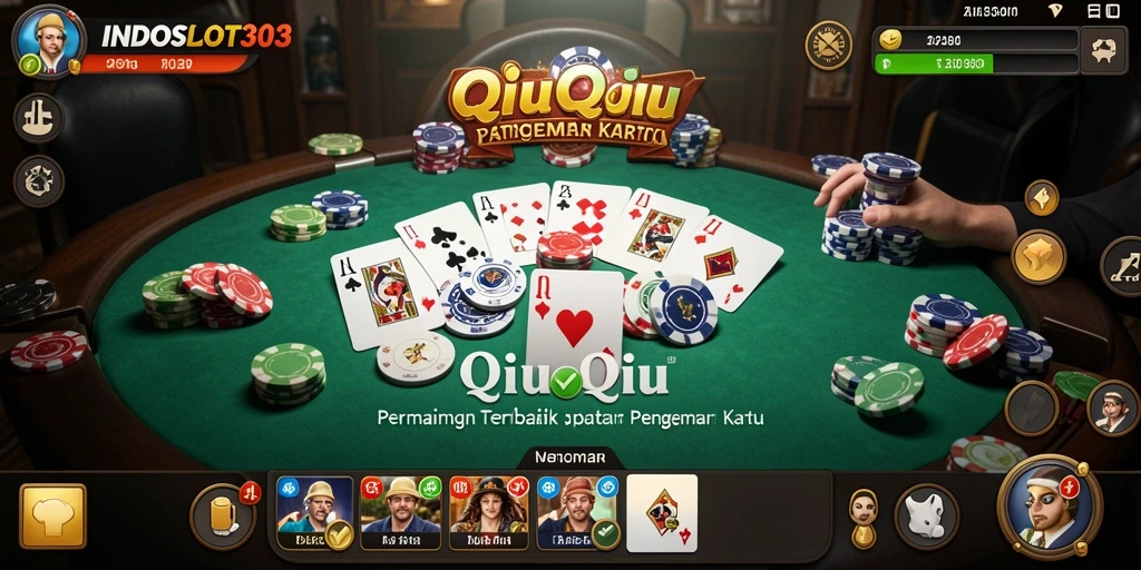Tampilan gameplay menarik dari QiuQiu di INDOSLOT303.