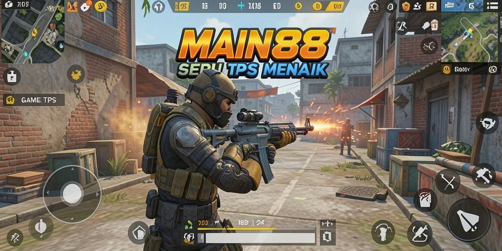 Tampilan seru gameplay TPS di MAIN88 dengan aksi mendebarkan.
