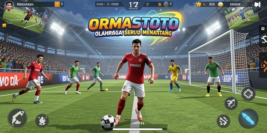 Tampilkan gameplay ORMASTOTO dengan grafis olahraga yang menakjubkan.