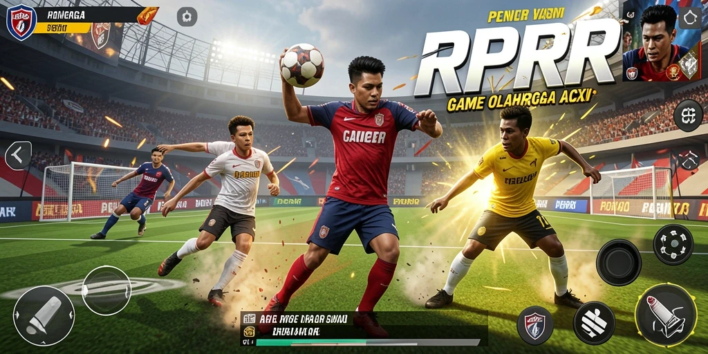 Screenshot dari gameplay RPRR menawarkan keseruan dan intensitas permainan olahraga.