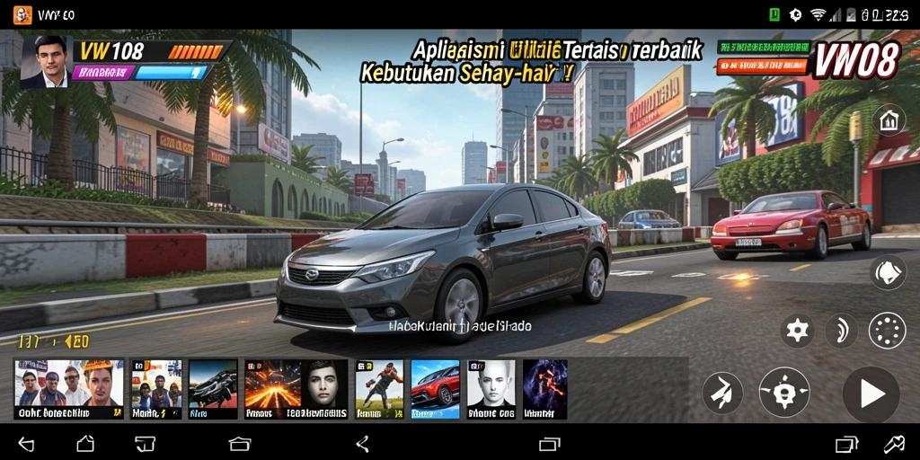 Tampilan antarmuka VW108 yang modern dan fungsional.